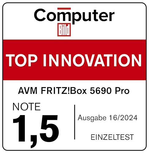 FRITZ!Box 5690 Pro – Wi-Fi 7 Triband-Router für DSL & Glasfaser, Mesh & DECT